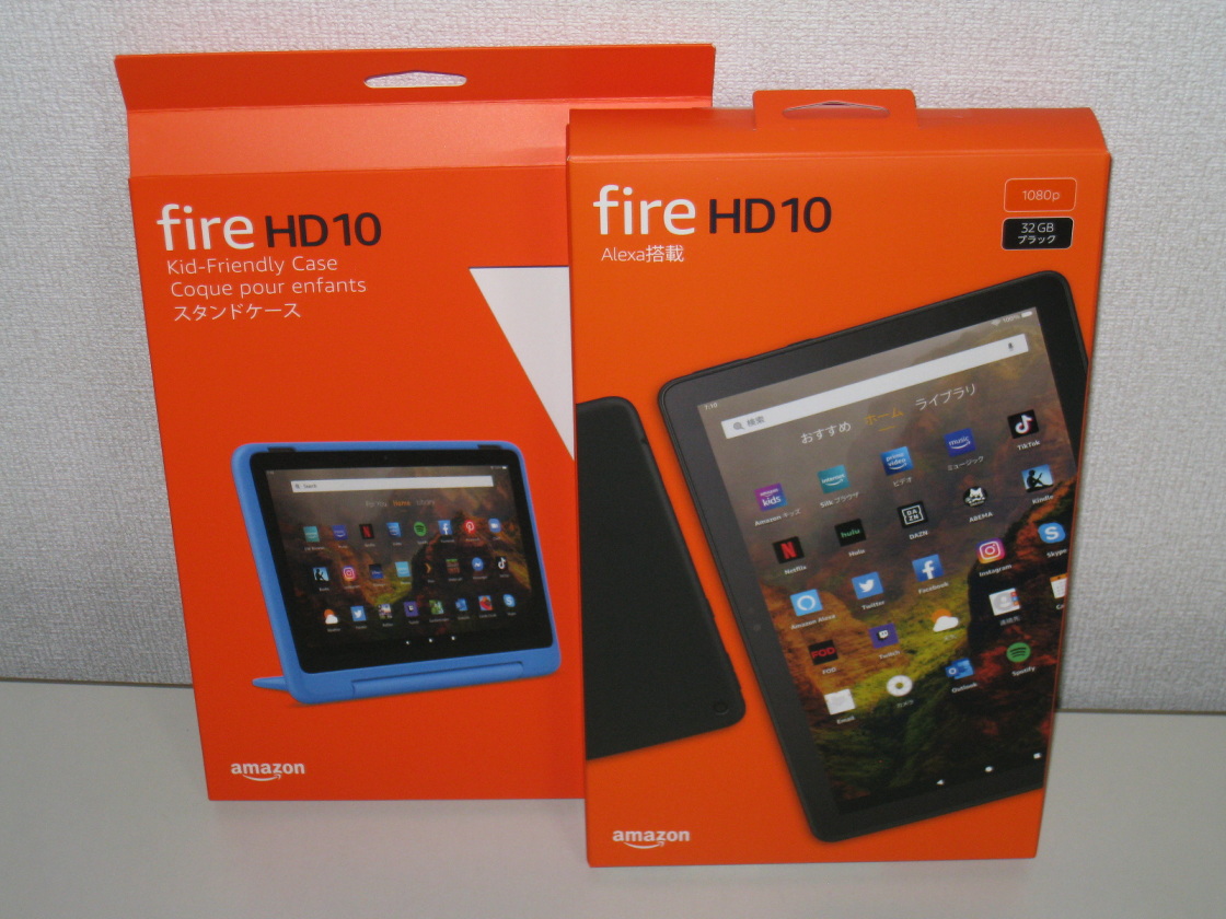 fire HD10 第9世代 ＋ 純正ケース（チャコールブラック）